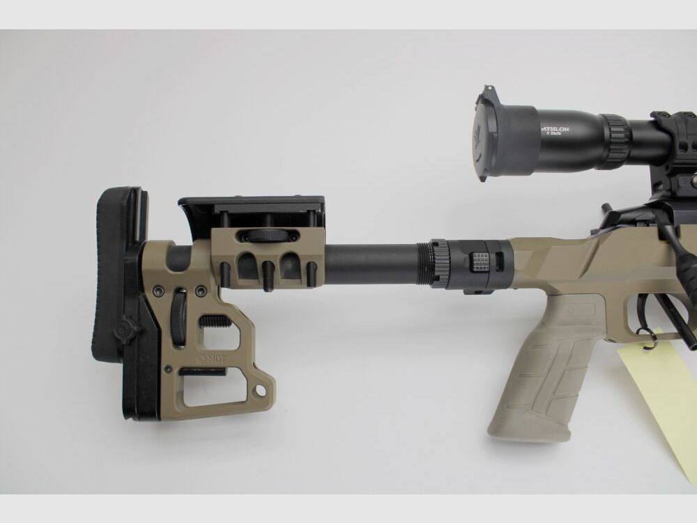 Rep. Rifle Tikka T3X CTR with MDT Stock Timney Trigger, Athlon 5-25x56 Scope .223Rem