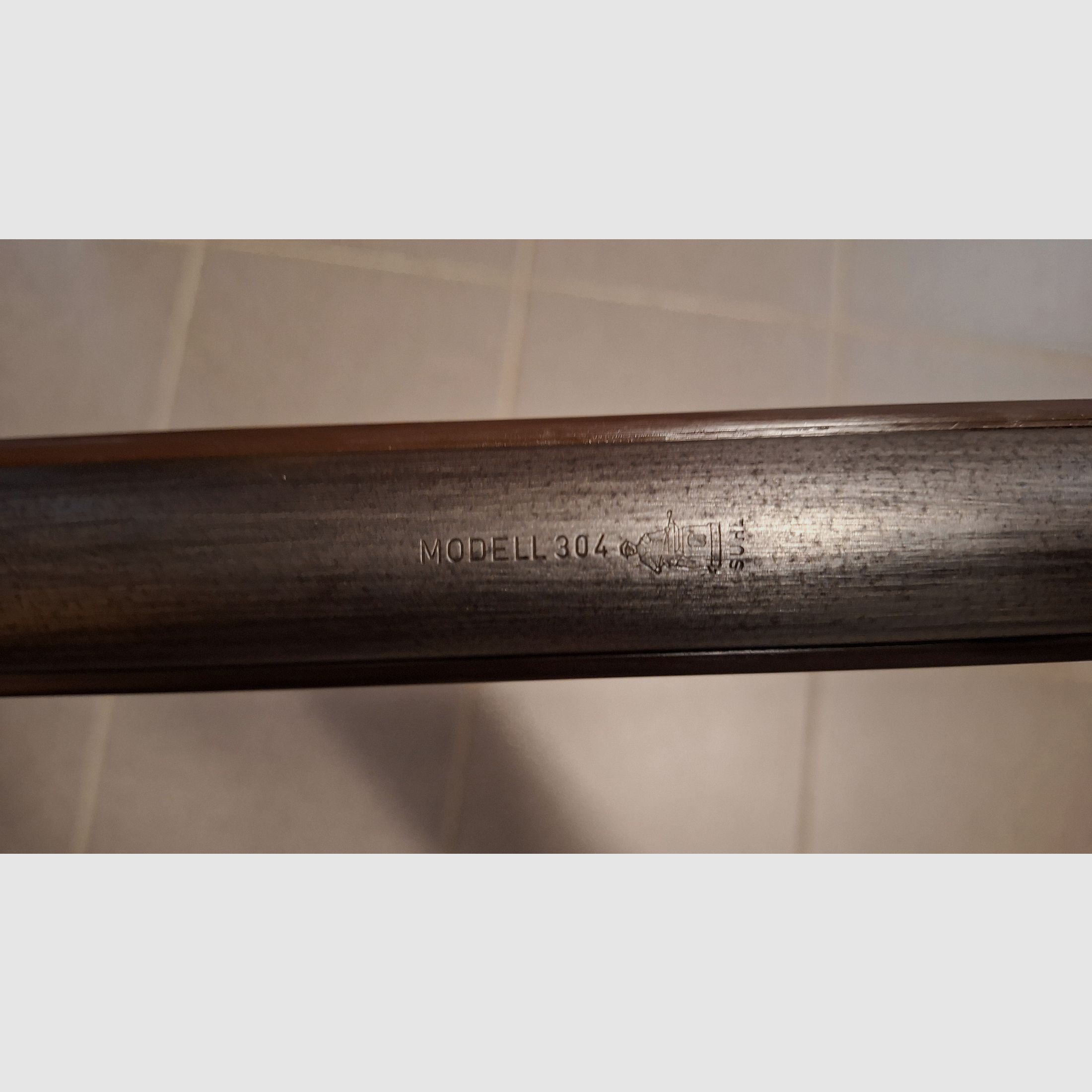 Air rifle Model 304 Haenel Suhl Original DDR Brown 49cm barrel!