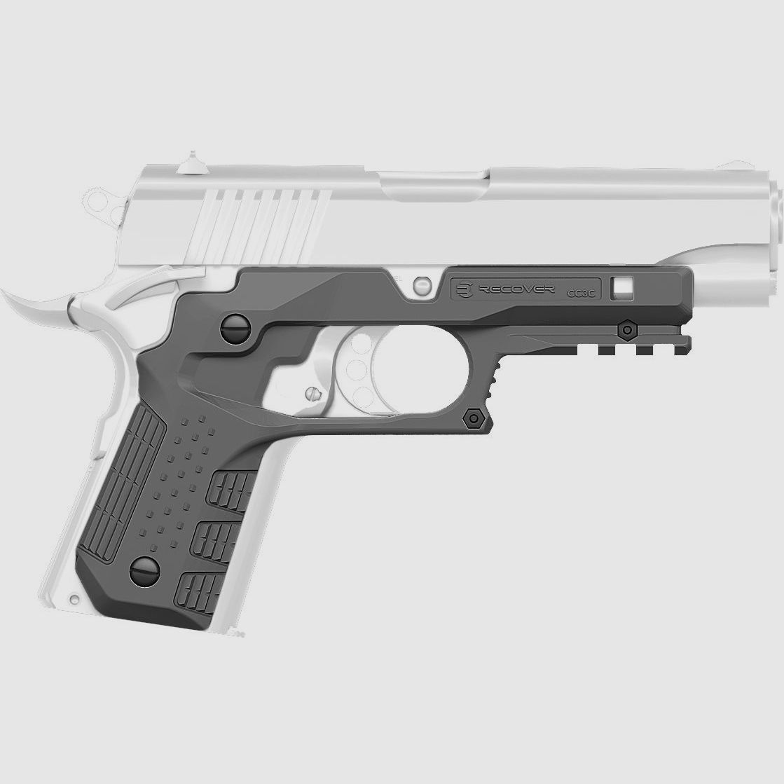 Recover Grip & Rail System für 1911 Compact
