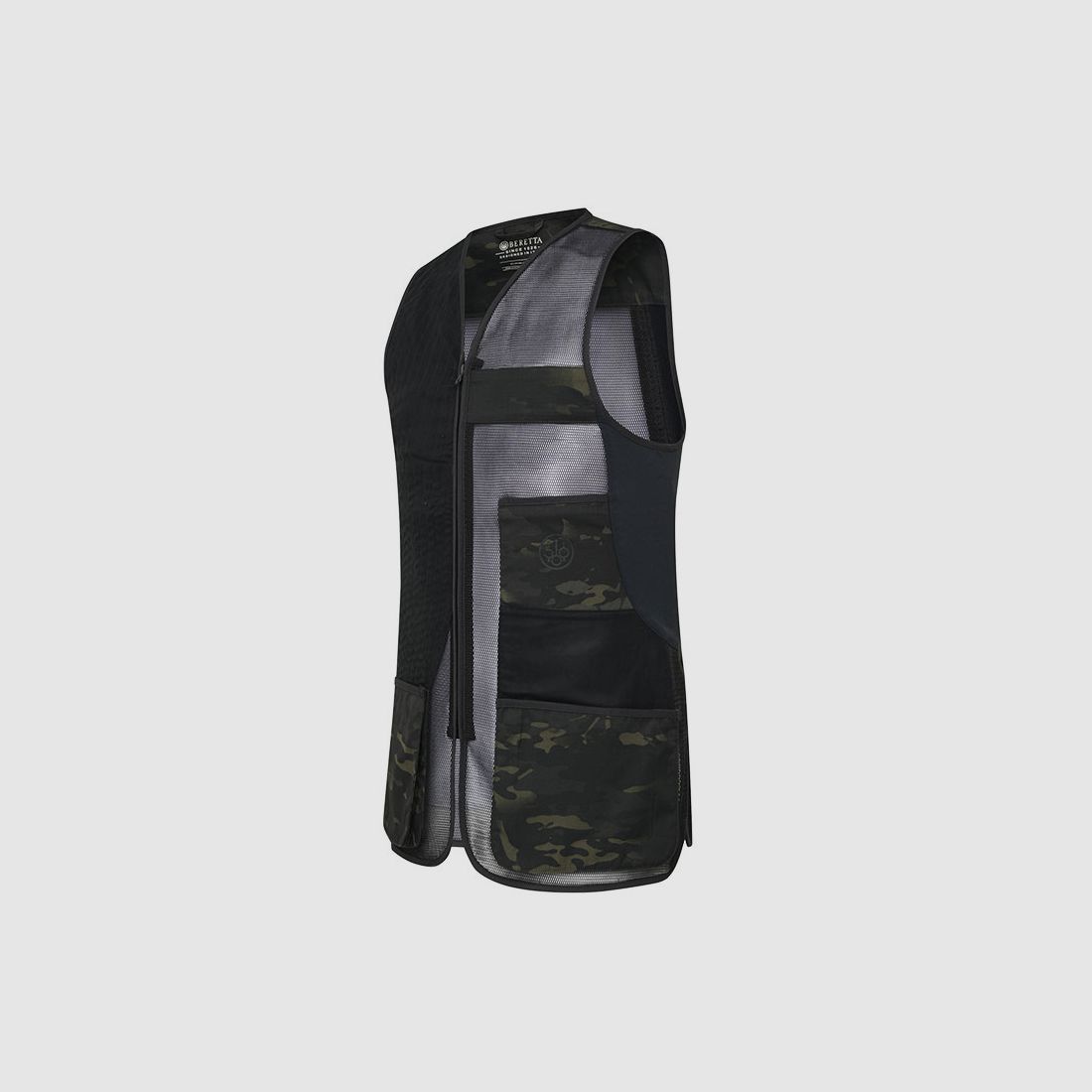 SHOOTING VEST – BERETTA – 500 YEARS CELEBRATORY LOGO CAMO | LIMITED EDITION | Multicam Black, image 1 of 5