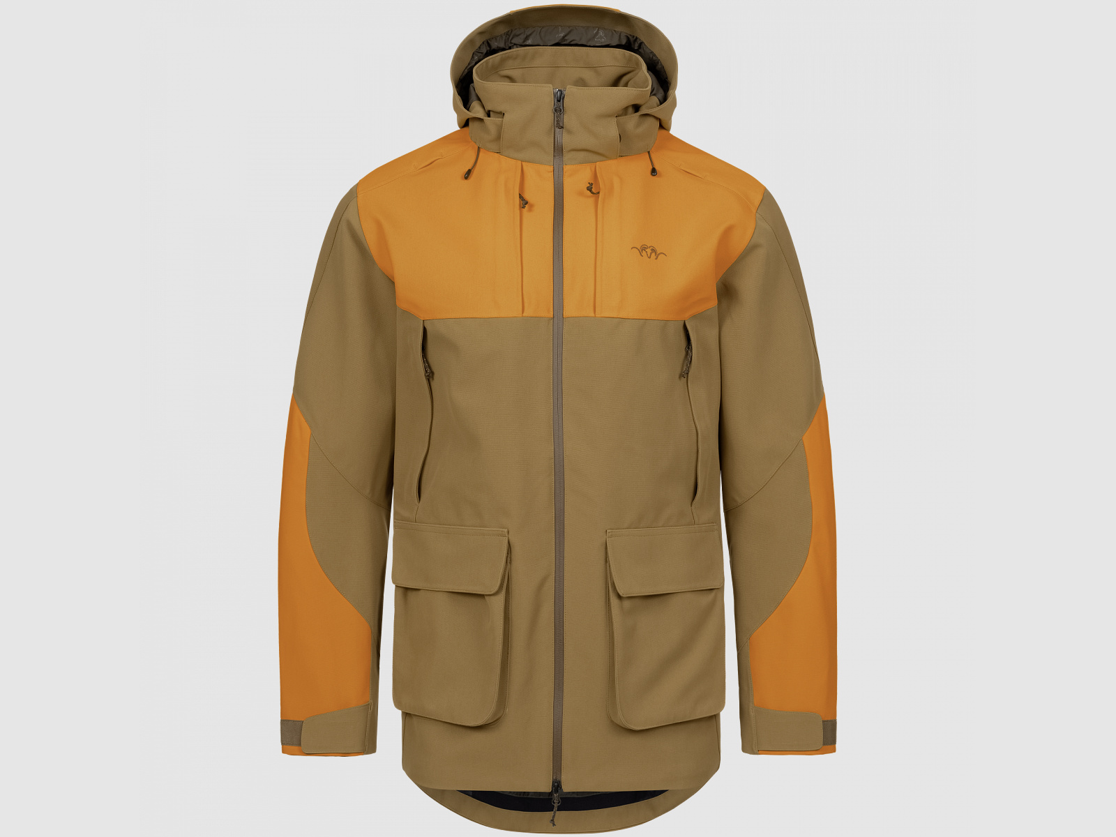 Blaser Herren Striker Jacke rubber braun / blaze orange