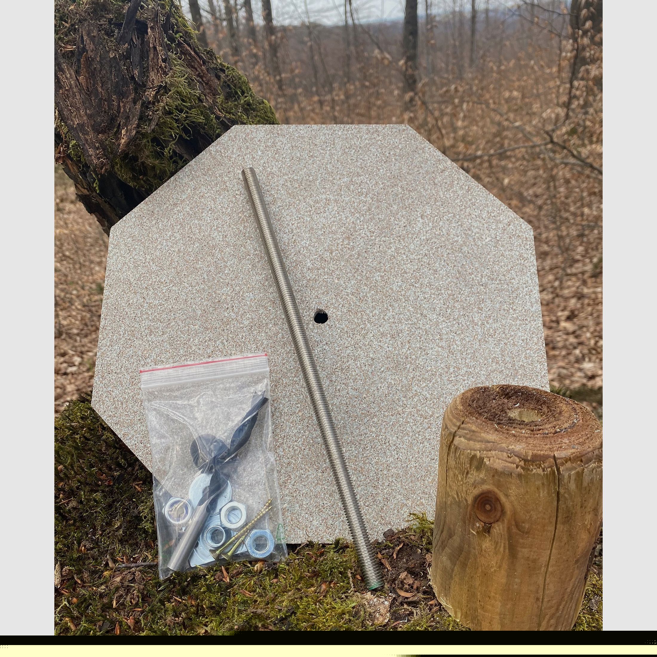 Juego de fijación Wildlutscher para piedras de lamido