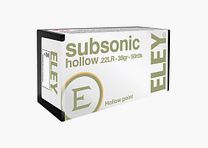 Eley Subsonic Hollow .22 LR 38GR HP 50 patronen
