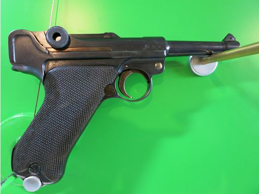 Mauser Oberndorf S/42 1936, Pistol 08 P08, 9 mm Luger, matching numbers + perfect!     #11