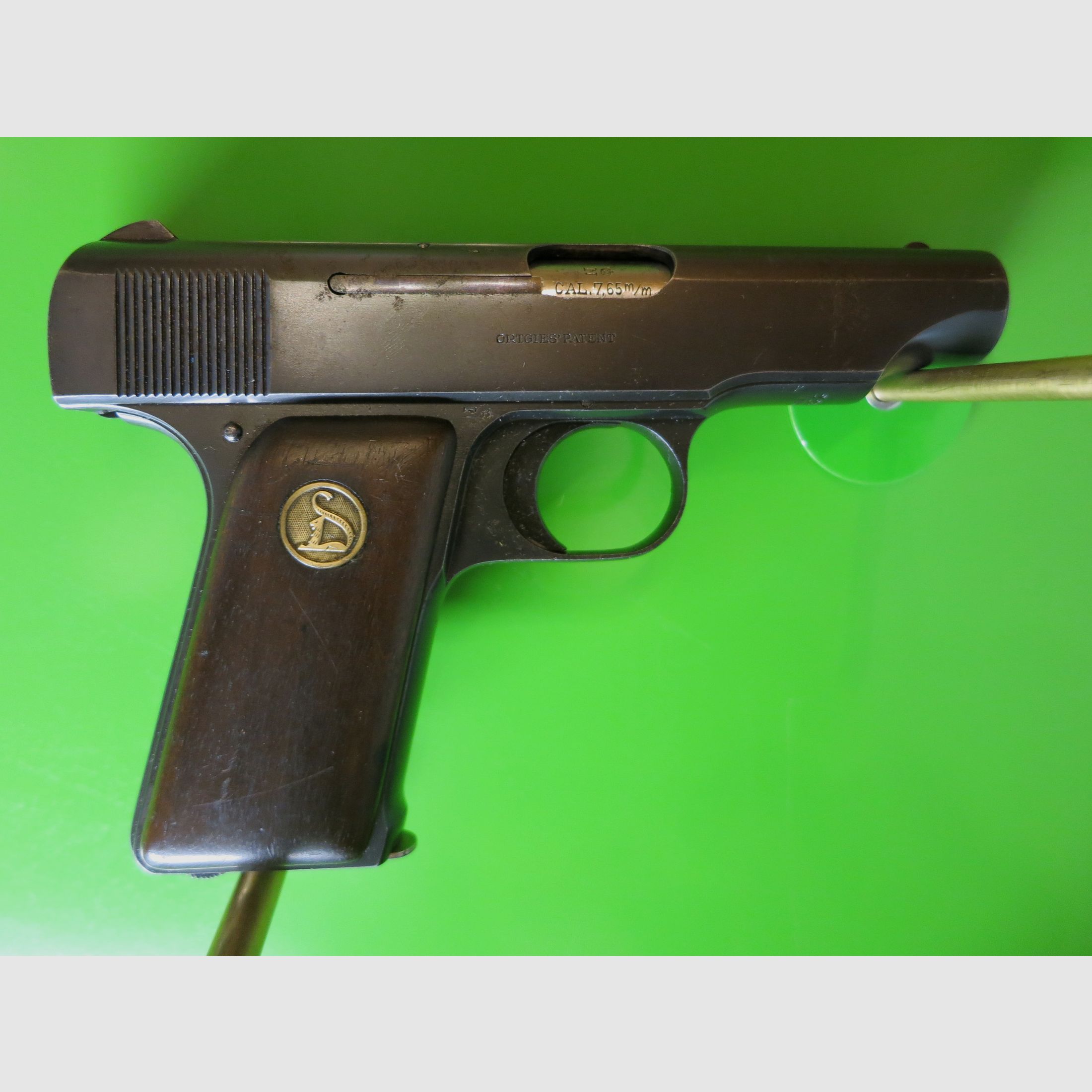 Ortgies; Deutsche Werke Erfurt; 7,65 Browning Polizeipistole Wehrmacht      #12-, Bild 1 von 7