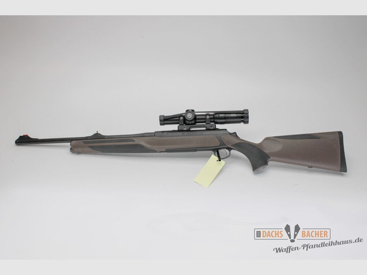 SL rifle Sauer 303 Classic caliber 9.3x62 with Geco 1-6x24