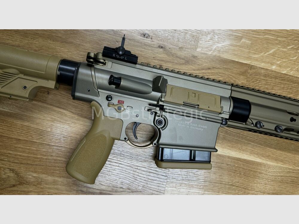 Heckler & Koch MR308 A3 16.5" - semi-automatic rifle .308 Win. HK MR308 A3 color sand - H&K MR 308 A3 - civilian version of the H&K 417 / H&K G27
