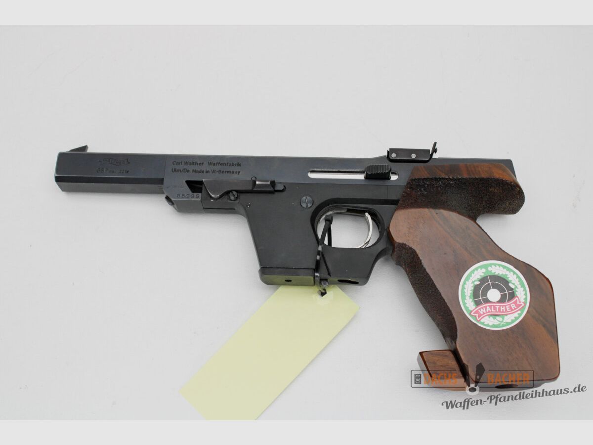 Pistole Walther GSP Kal. .22lfB Griff 85-95mm