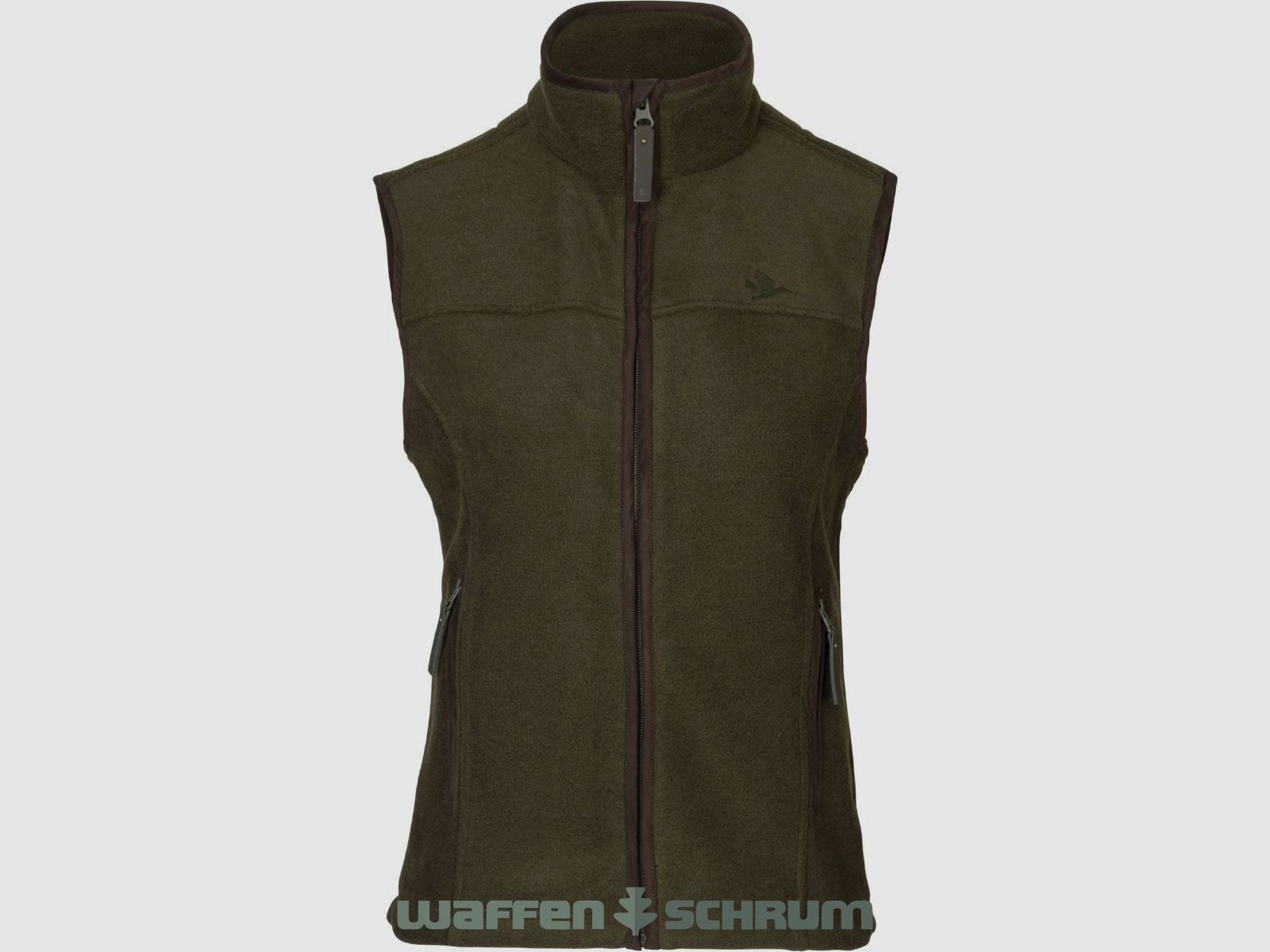 Gilet in pile Seeland Ivy Pine Green melange