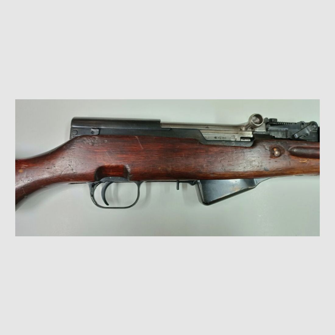 Simonov Selbstladebüchse Simonov SKS-45, Kal.7,62x39, komplett nummerngleich, inkl. Zubehör