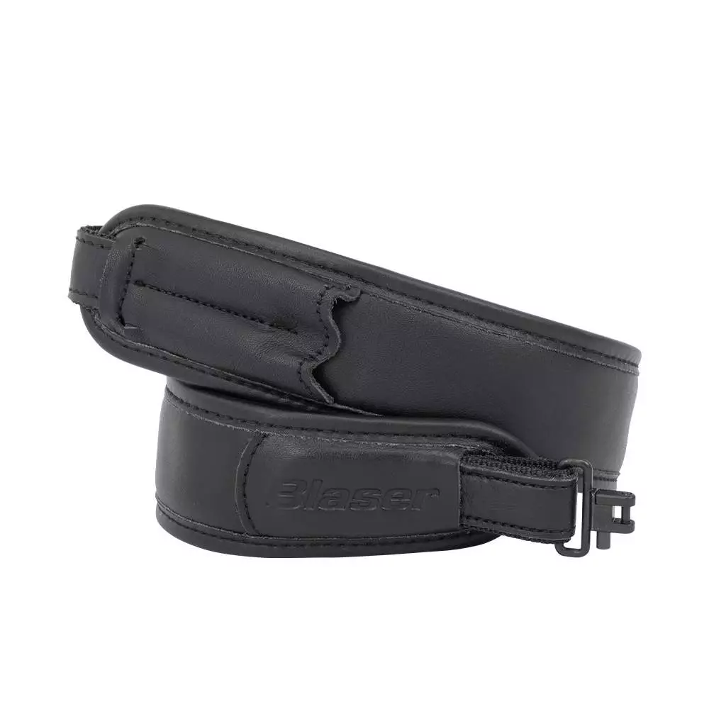 Blaser Gewehrriemen Leder schwarz, Bild 1 von 2
