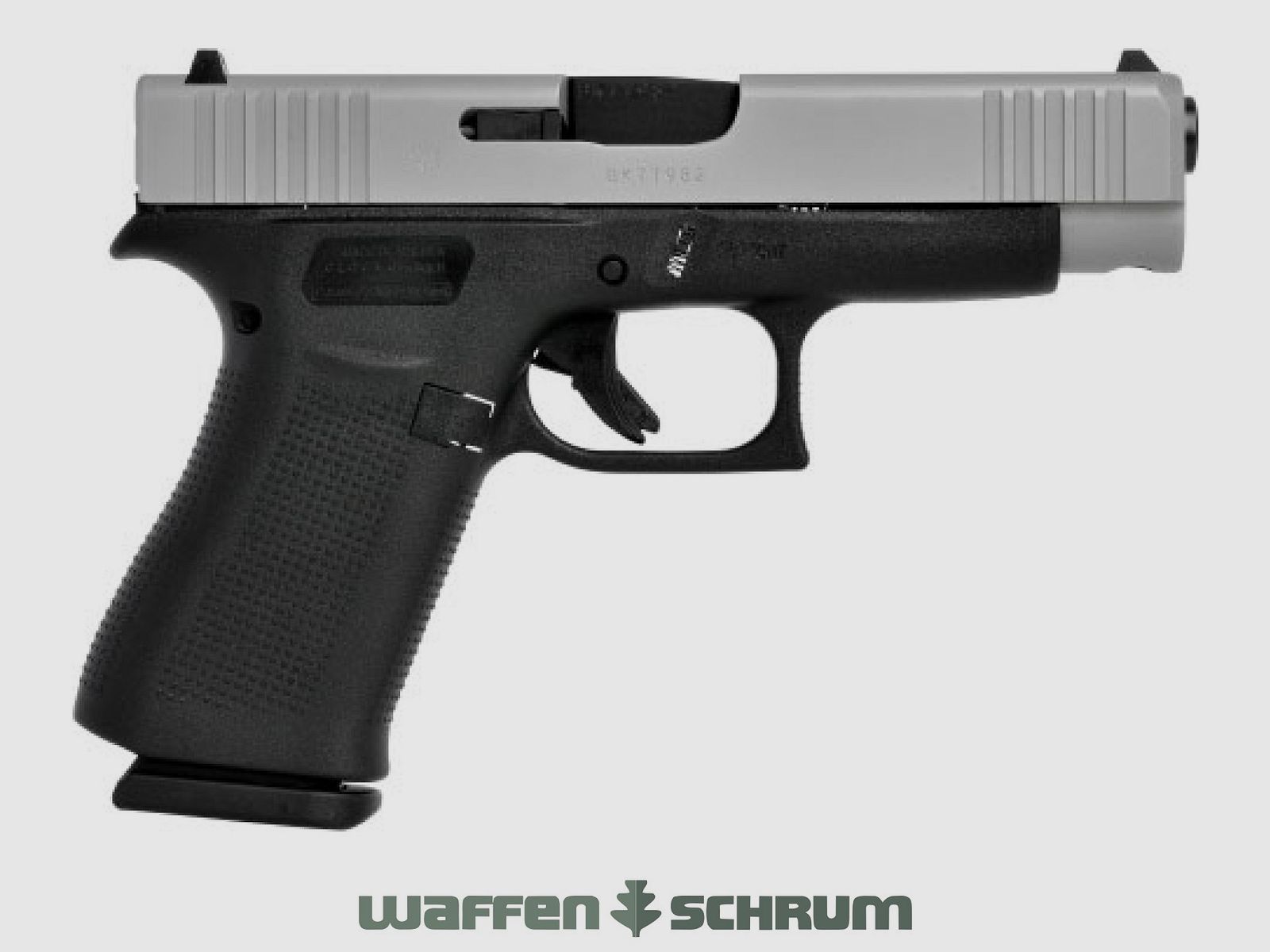Glock Pistole 48 FS silver slide