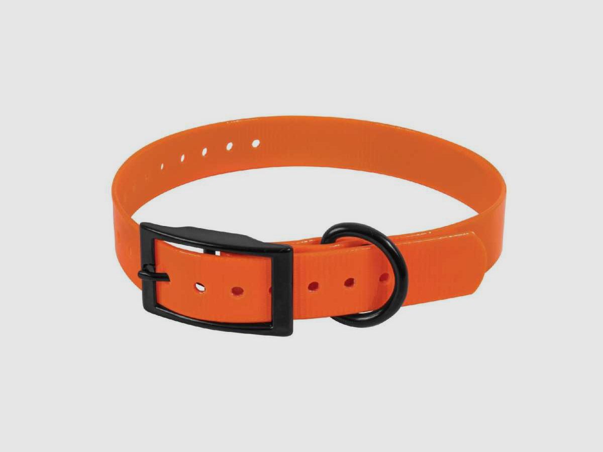 BIOTHANE-HALSBAND BIOGOLD 600X25X2.6 ORANGE