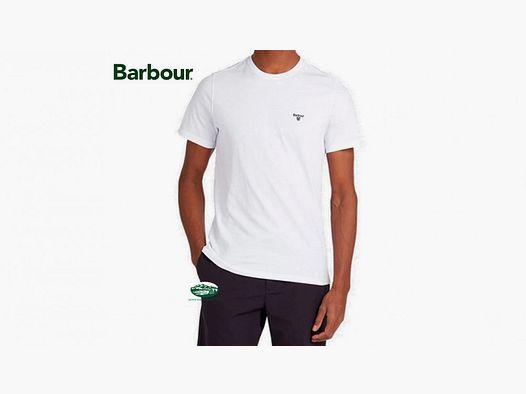 BARBOUR Crew Neck T-shirt White
