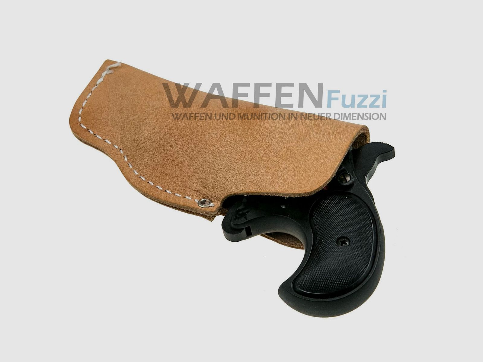 Inside Holster für kleine Pistolen aus Naturleder mit Clip für Rechtshänder, Bild 2 von 5