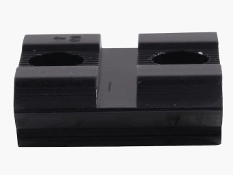 Weaver Top-Mount Base #24 glossy black for Savage Mark II and others.
