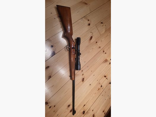 Rep-Büchse Anschütz, Kaliber 22Ir mit Zielfernrohr
