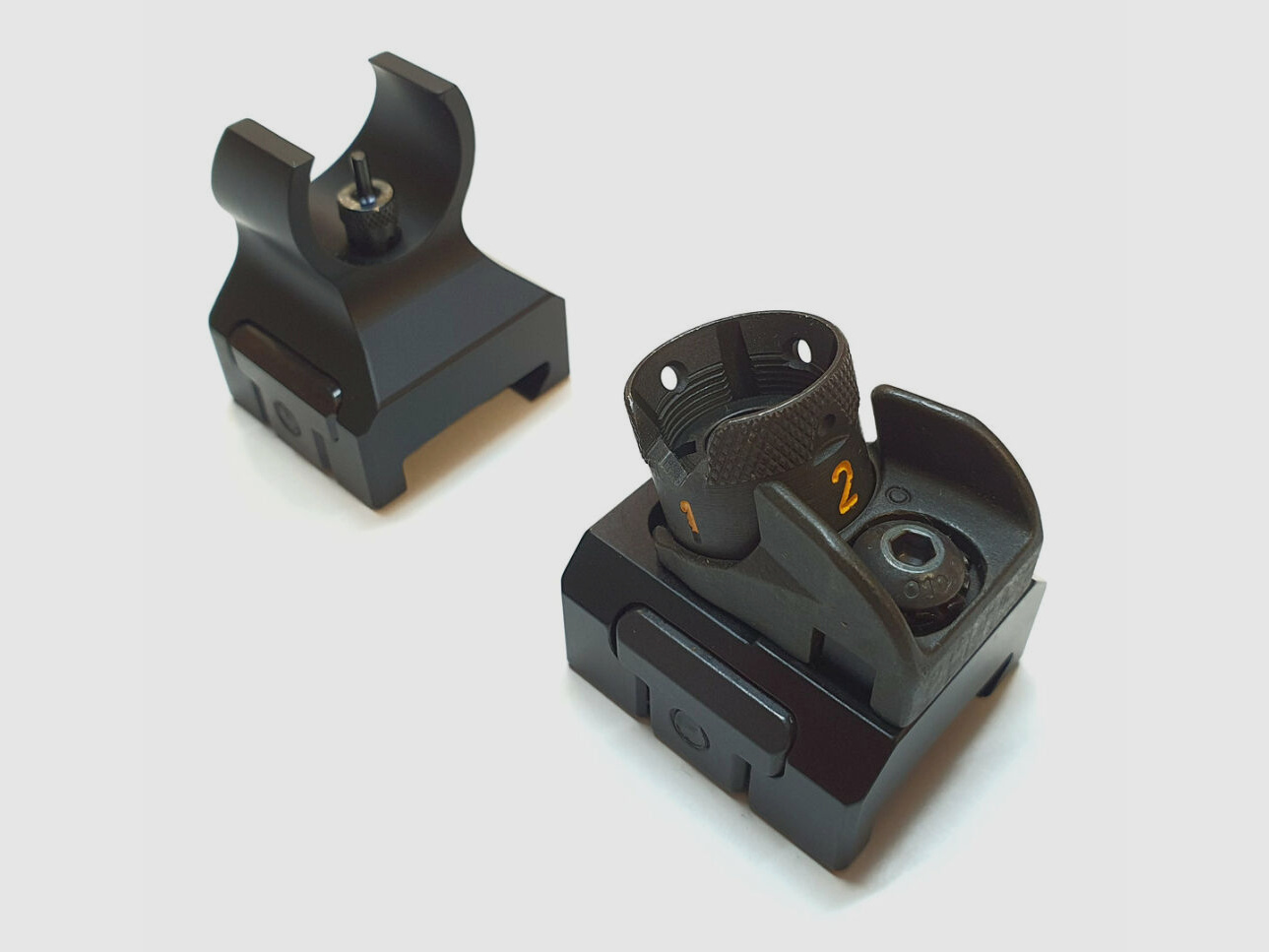 WFN Svizzera Set di mirino WFN svizzero con mirino a tamburo Heckler & Koch per Picatinny ad esempio MR308 / MR223 ecc.