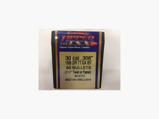 BARNES Kogels TTSX Kal. 30 gr 168