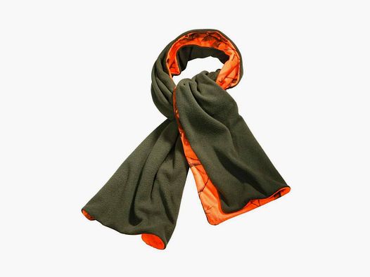 Bufanda reversible de forro polar de bosque y selva