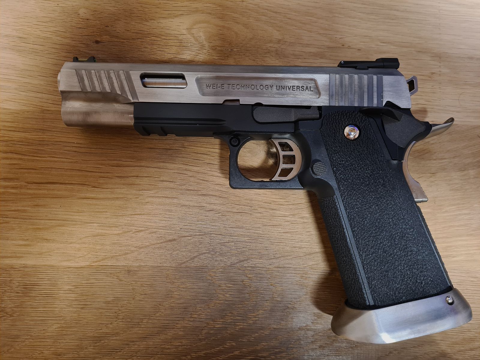 WE Hi-Capa 5.1 Force Vollmetall Silber GBB