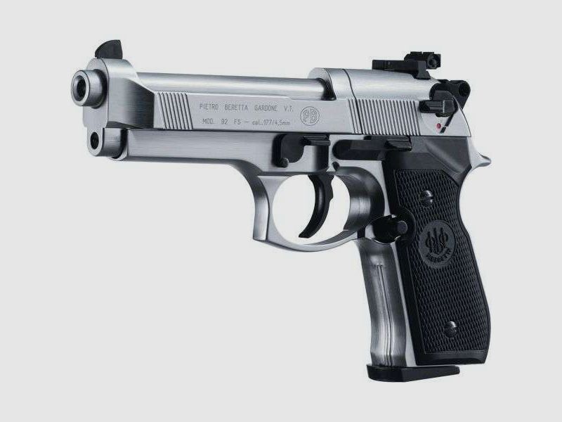 Umarex Beretta 92FS CO2 Nickel Kal. 4,5, Bild 1 von 3