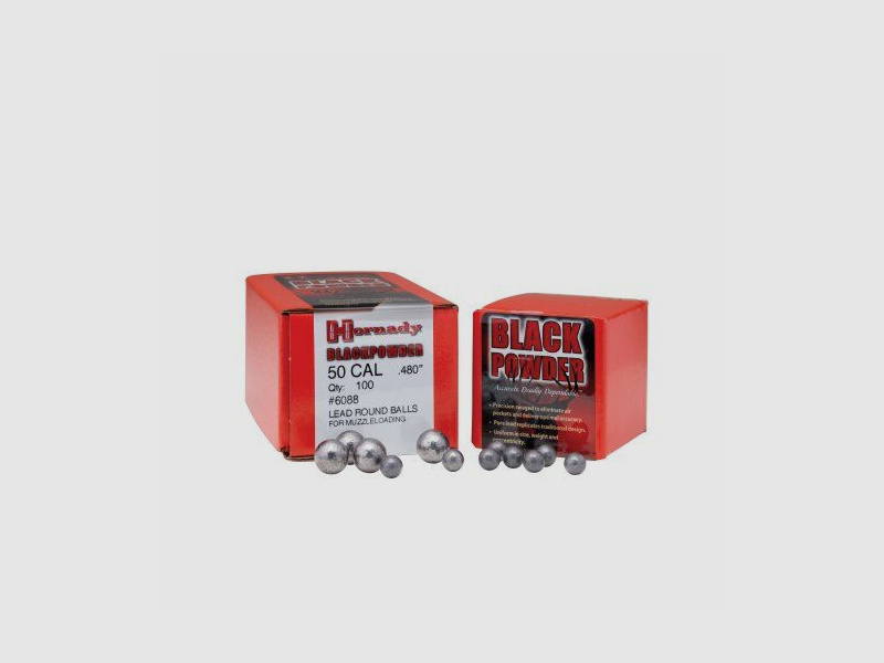 Hornady Rundkugeln Vorderlader Kal. .50/.491