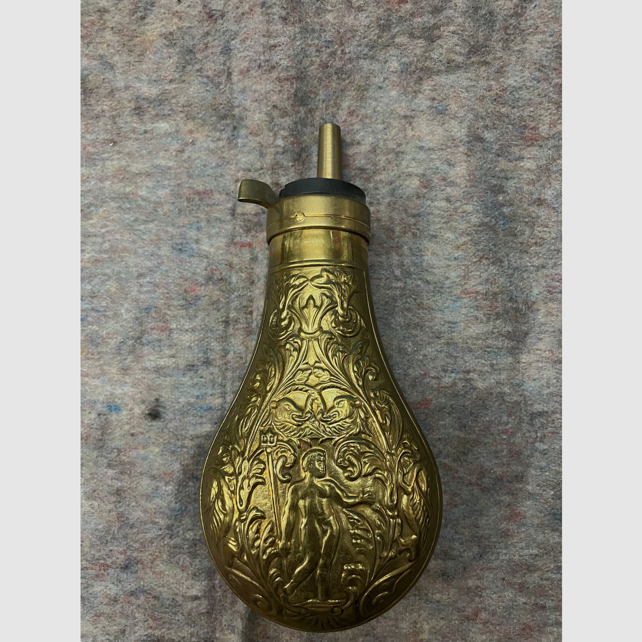 Pulverflasche mit Motiv