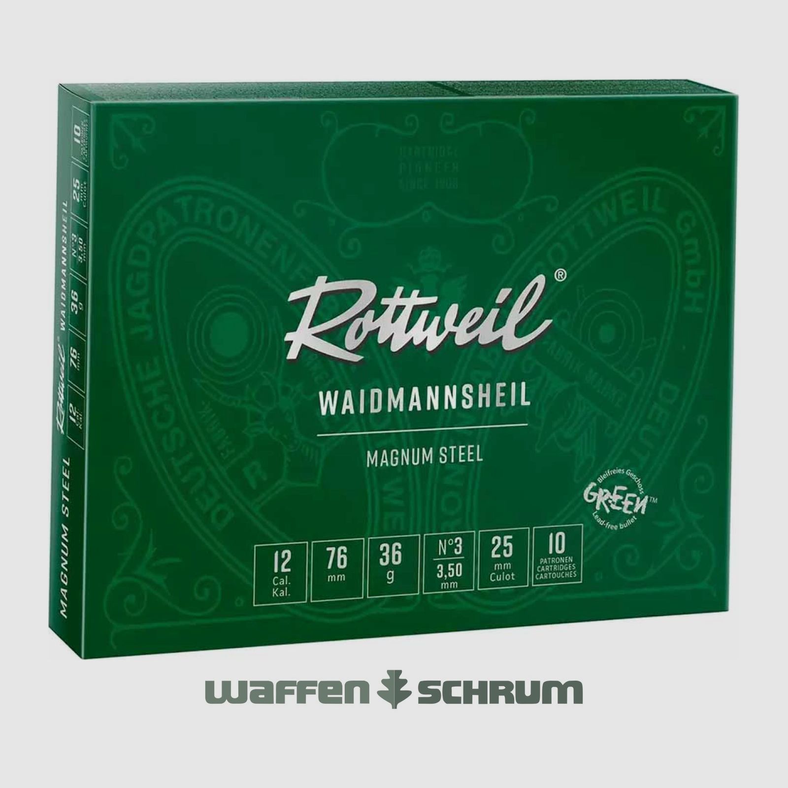 Rottweil Waidmannsheil Magnum Steel 20/76 3,5mm - 28g