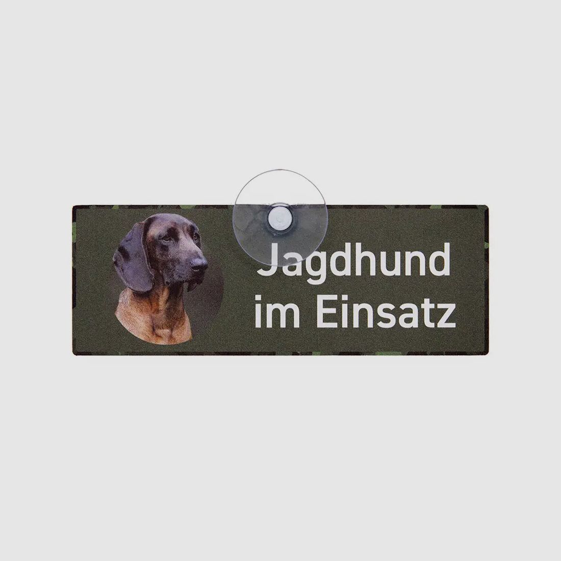 Wild Hilde car sign hunting dog in action BGS