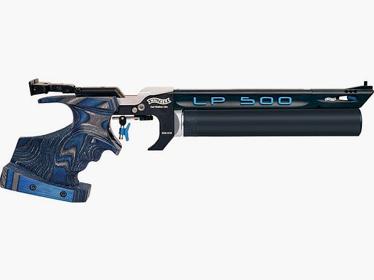 Carl-Walther LP500 Expert Blue Angel uchwyt rozmiar M prawo Pistolet pneumatyczny meczowy