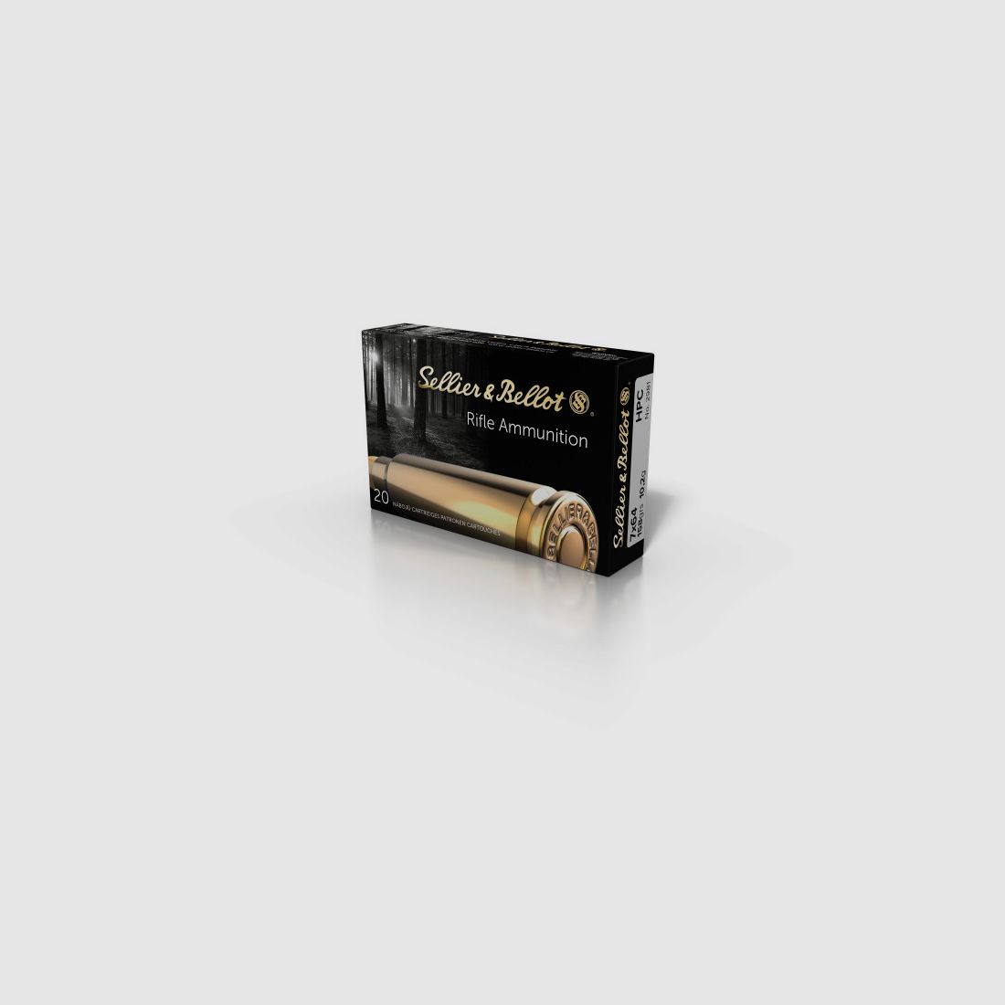 PACKUNG MIT 20 PATRONEN SELLIER & BELLOT KAL. 7X64 HPC