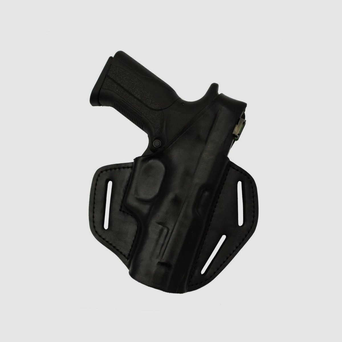 Lederholster mit verschiedener Trageweise