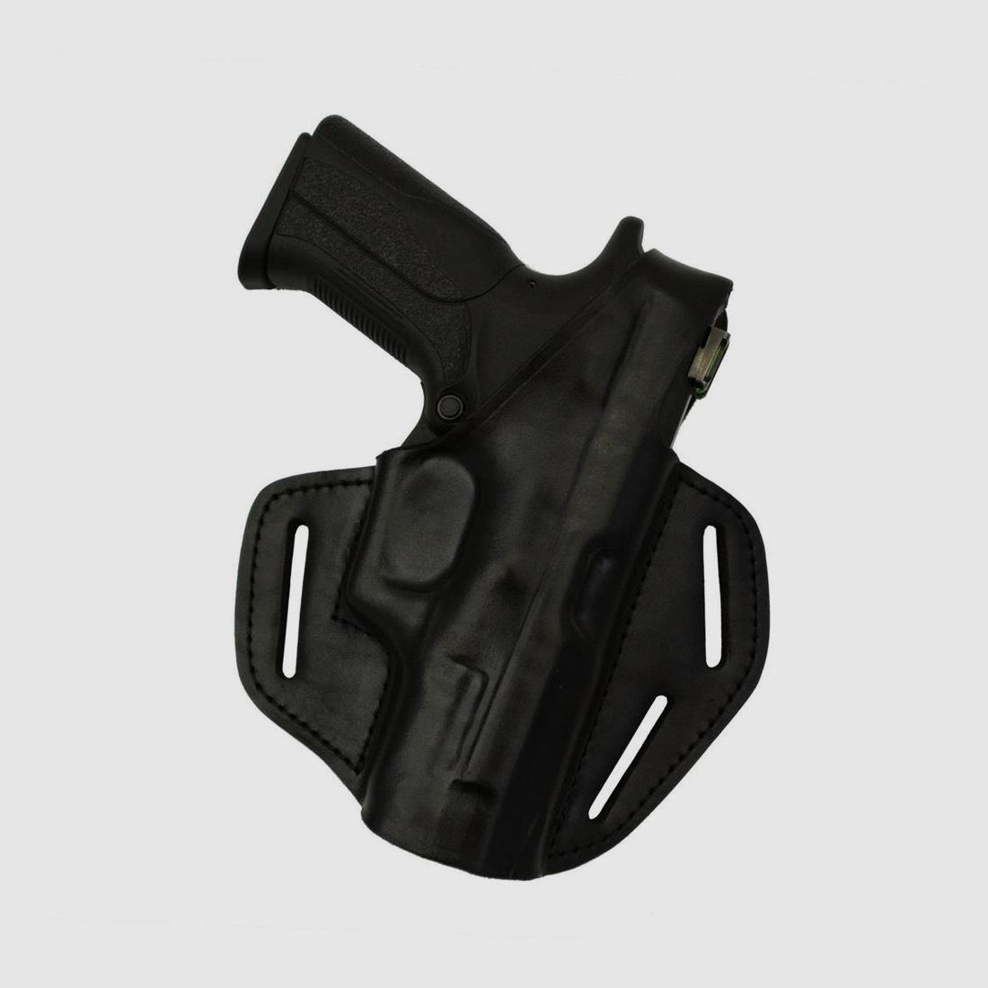 Lederholster mit verschiedener Trageweise