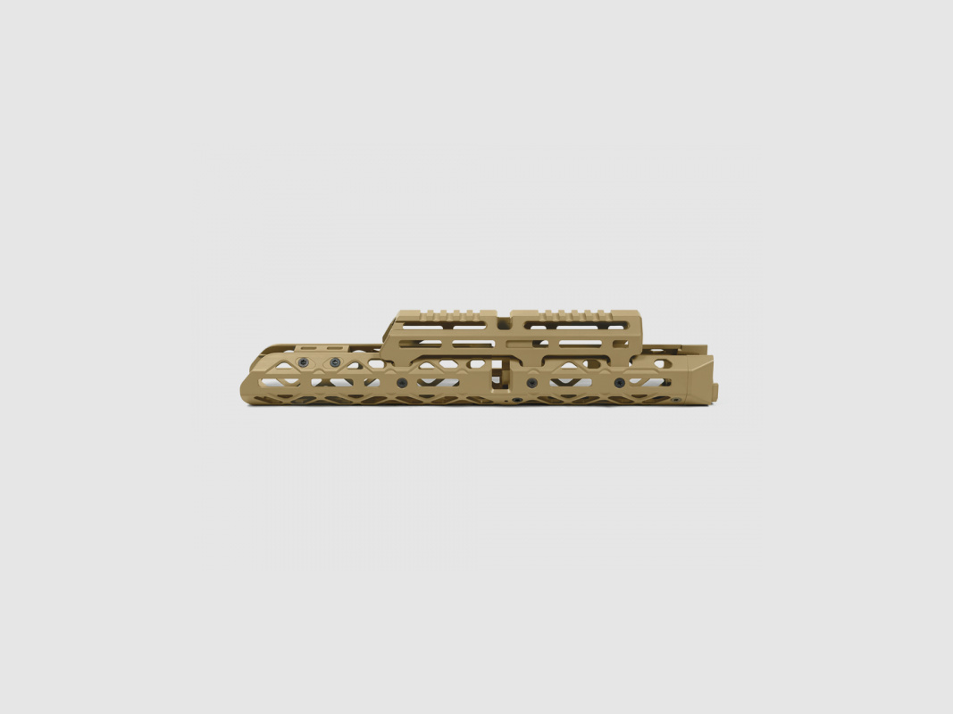 KPYK Langer AK M-LOK Handschutz mit langem Gasrohrcover CRC 1U004B Coyote Tan
