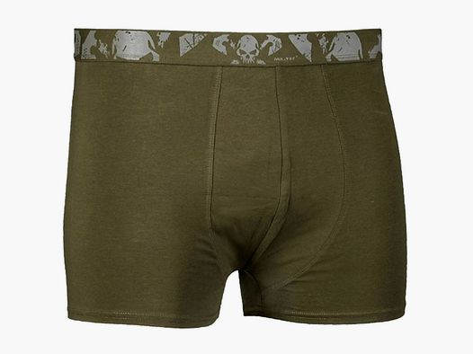 Mil-Tec Mil-Tec Boxershorts Skull oliv