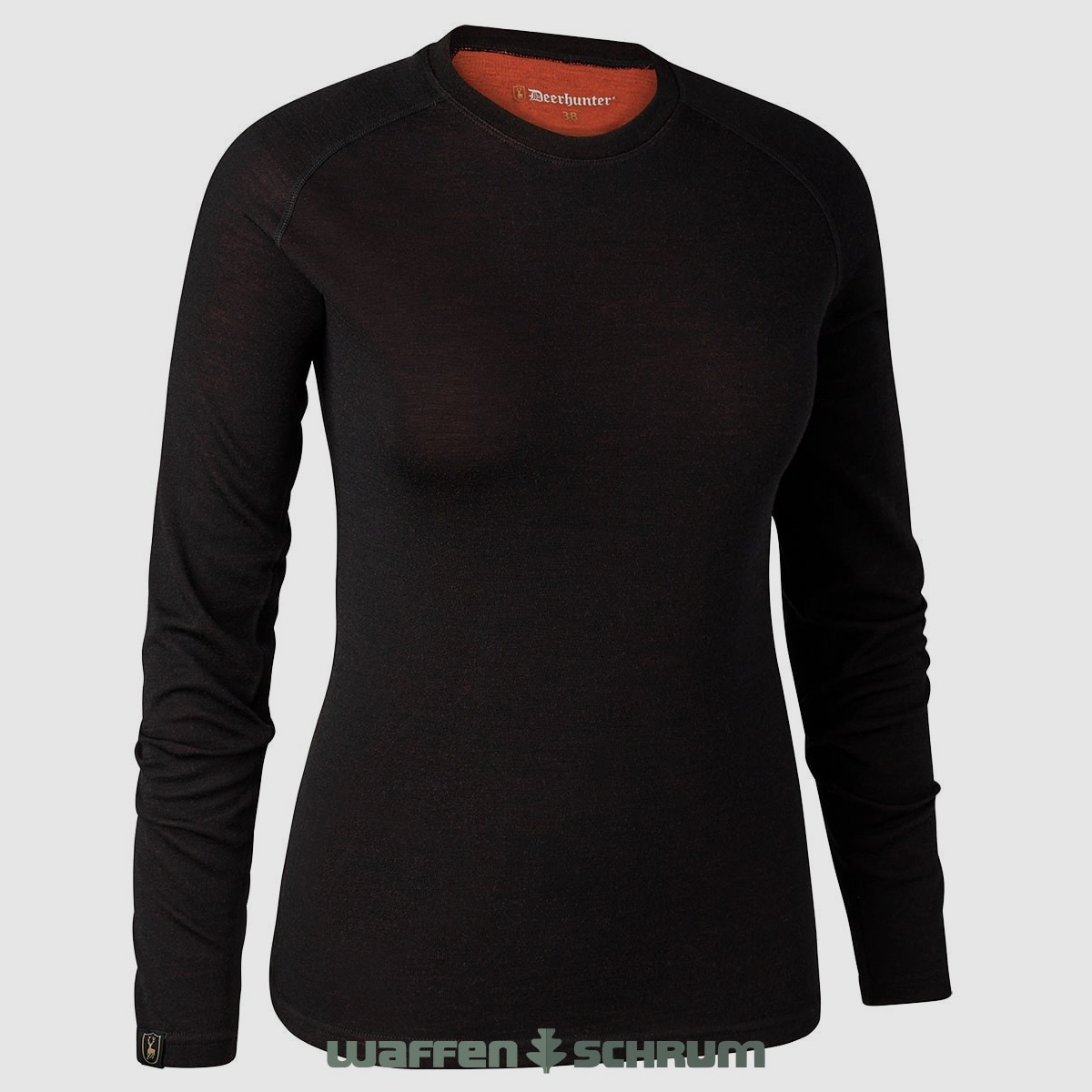 Deerhunter Unterhemd Lady Quinn Merino Black Oak