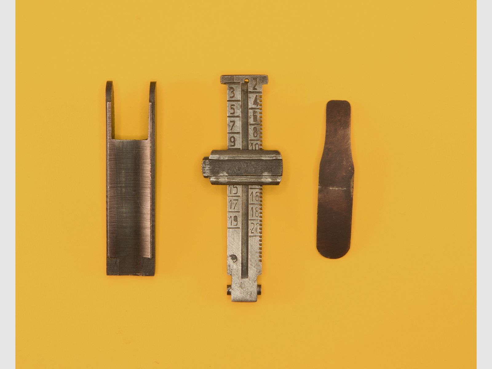 Carabine K98 avec clapet de visée, courbe de visée et ressort à lame