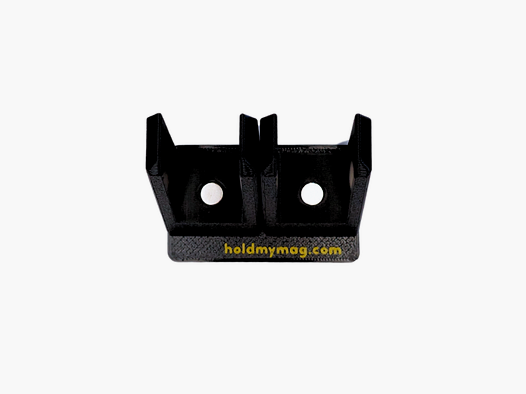HoldmyMag – Holder for 2 Group A pistol magazines (Glock 17/19 X/34/45)
