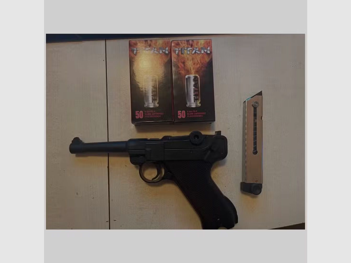 Luger PAK 9mm Schreckschuss