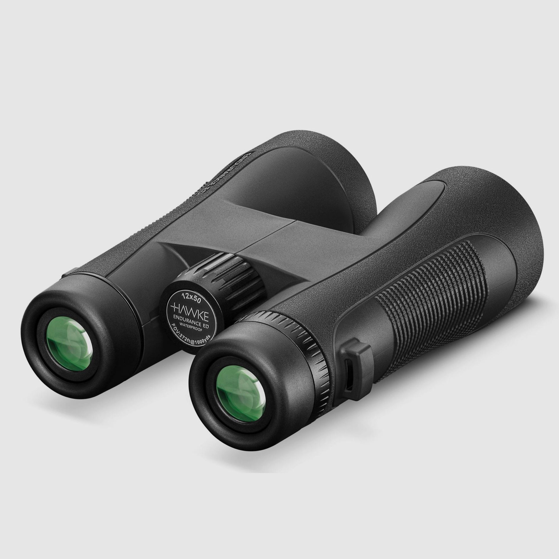 HAWKE 36210 Endurance ED Fernglas 12x50 mit Tasche und Trageriemen Black