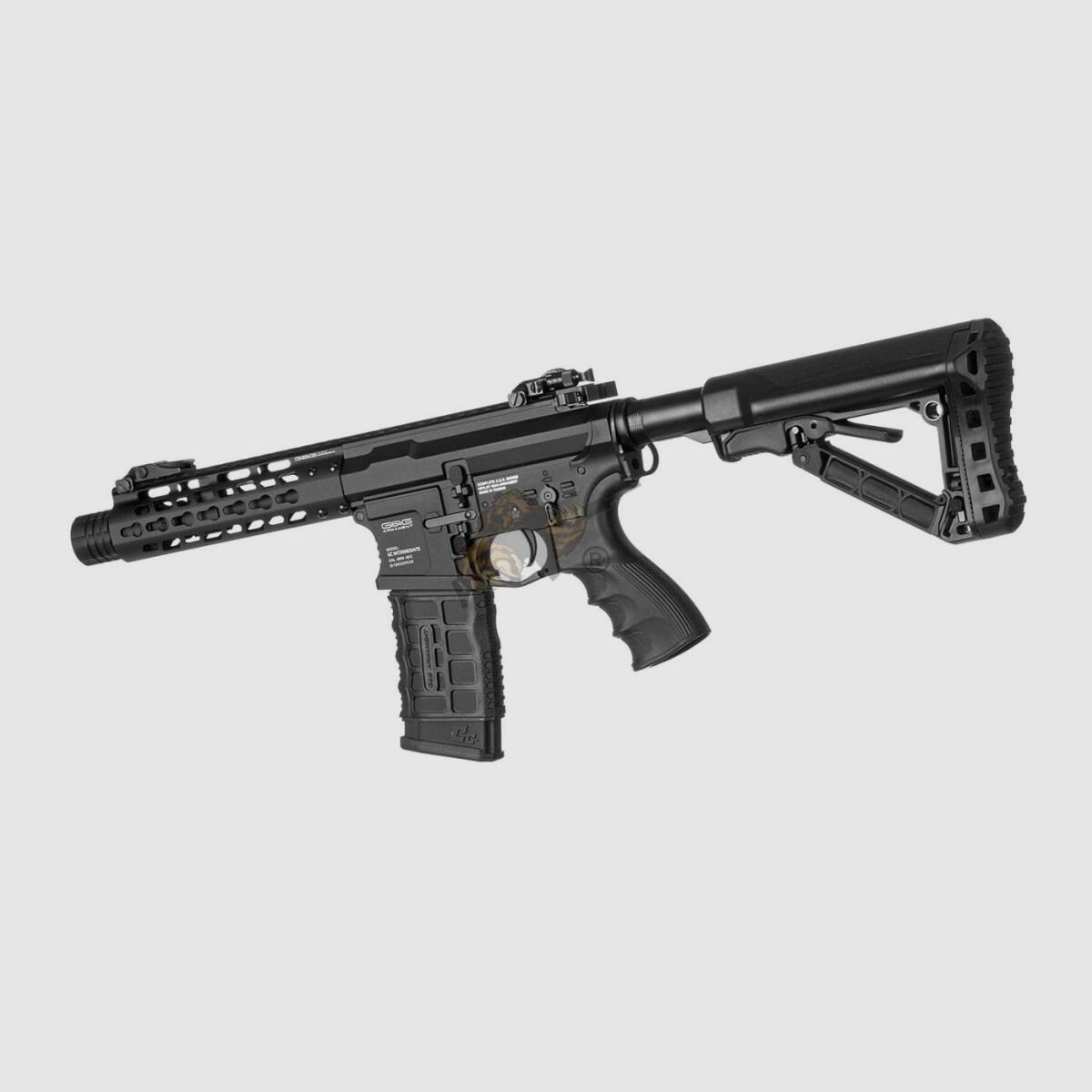 G&G GC16 Wild Hog 7" with ETU in Black Airsoft S-AEG free from 18
