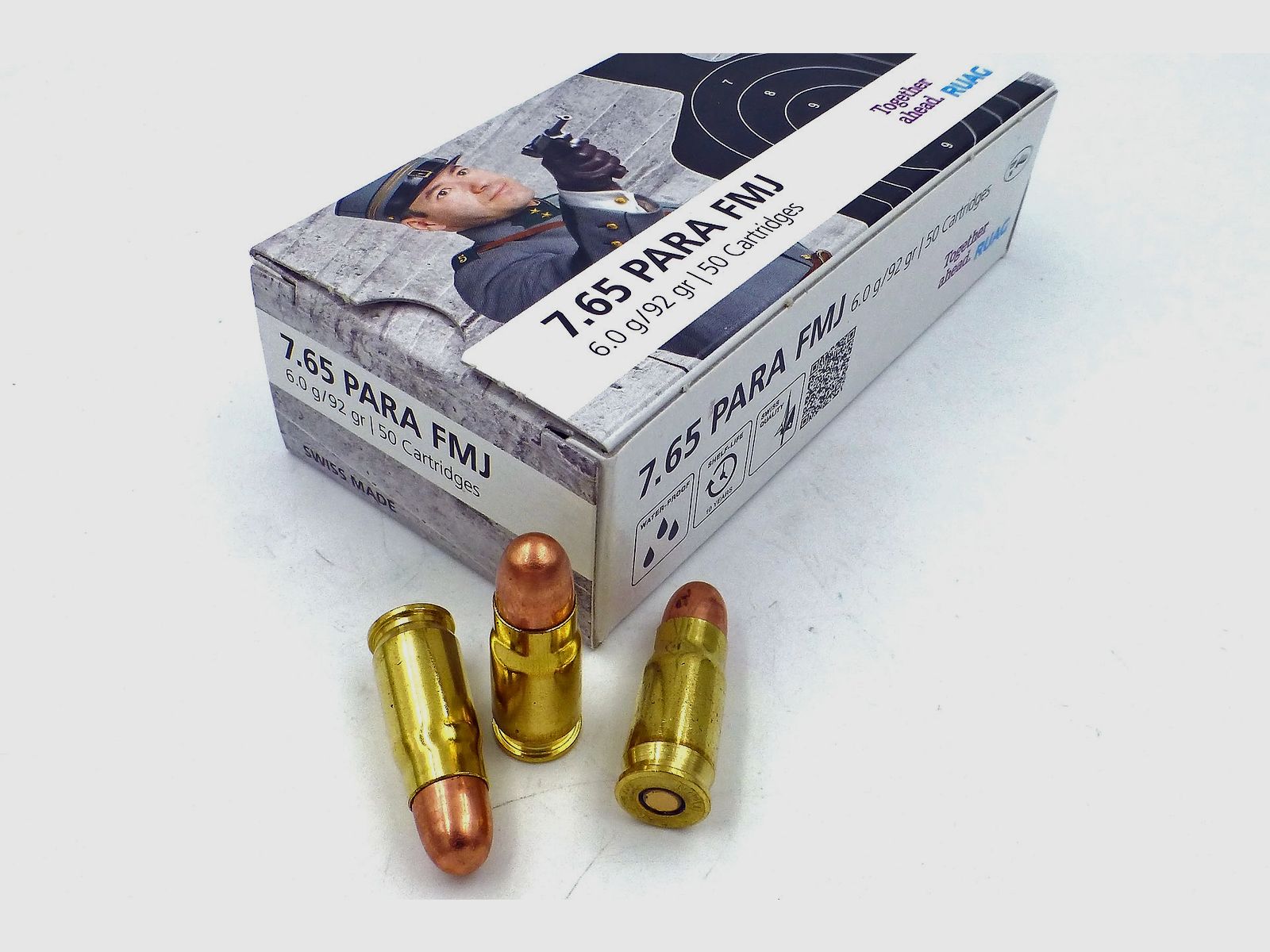 RUAG Patronen 7.65Para