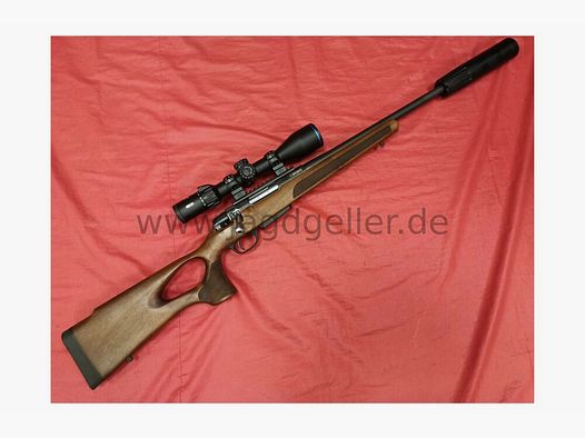 BRENNER BR20308 Win. Madera con mango de agujero de 3-15x50 Meohunter LP .308Win