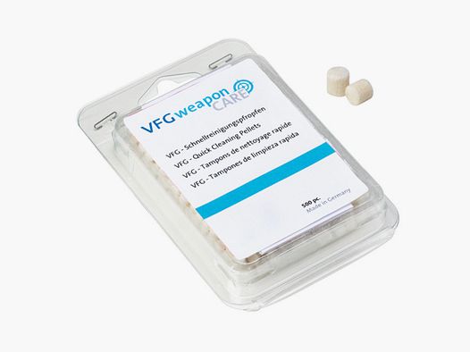VFG 515 cal. 4,5 mm tapones de limpieza rápida 500 piezas