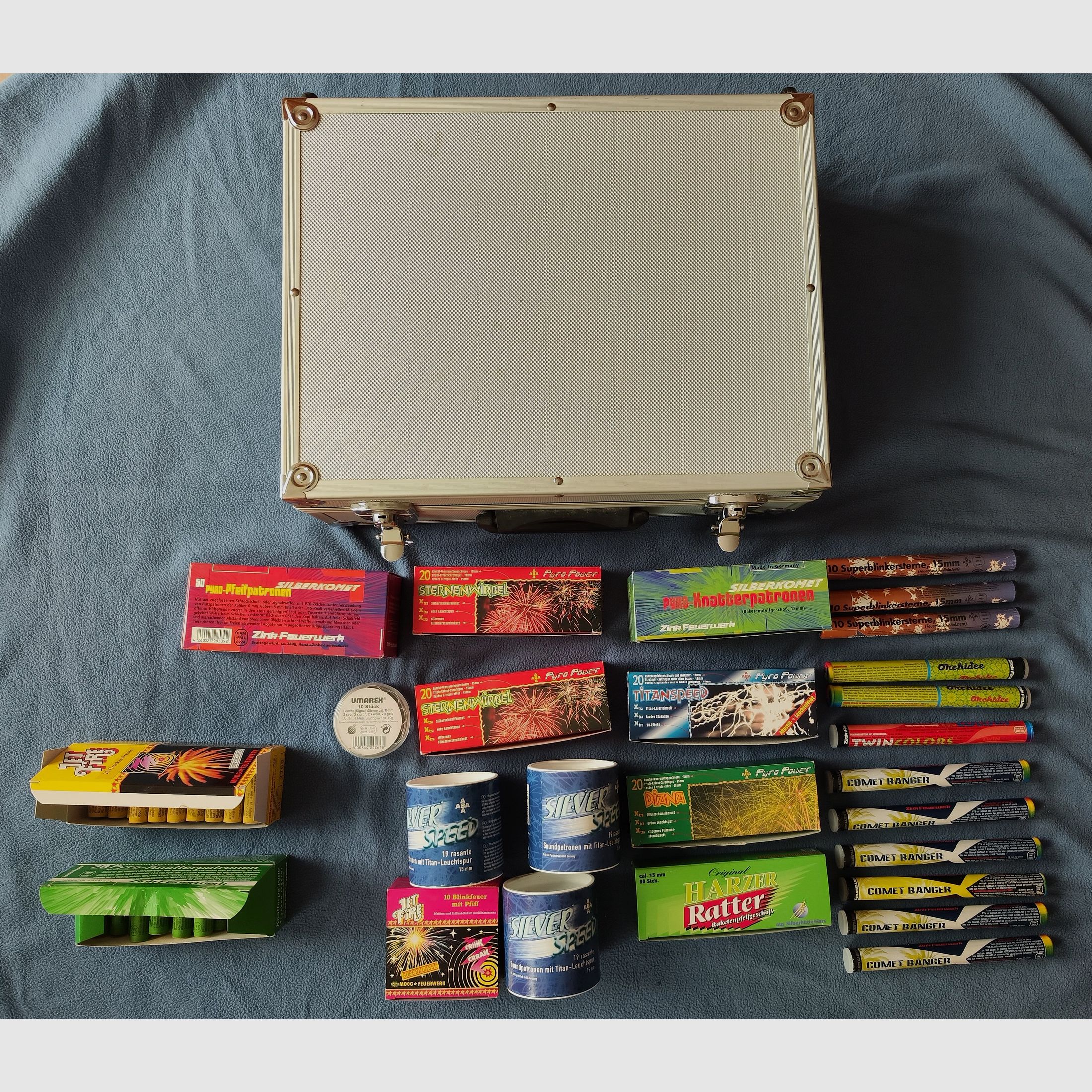 Raketenpijlen Pyro Power ABA Umarex Metalen Koffer