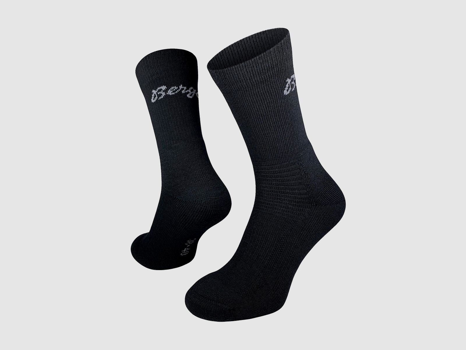 Chaussettes Bergans Allround Mid Merino Rembourrées Noires 41-43