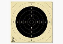 KRÜGER dianas de tiro - 3130 - Espejo para pistola 25/50m y rifle 100m & BDS rifle 100m (Z 5)
