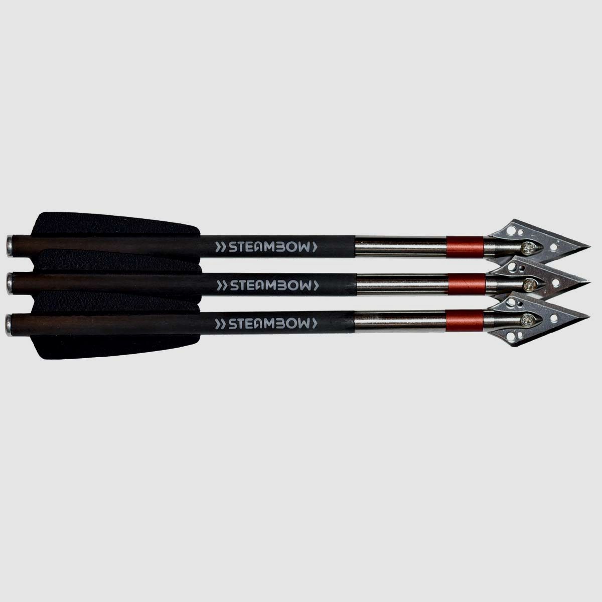 Steambow leichte Carbon Jagdpfeile 3er Set AR-Series