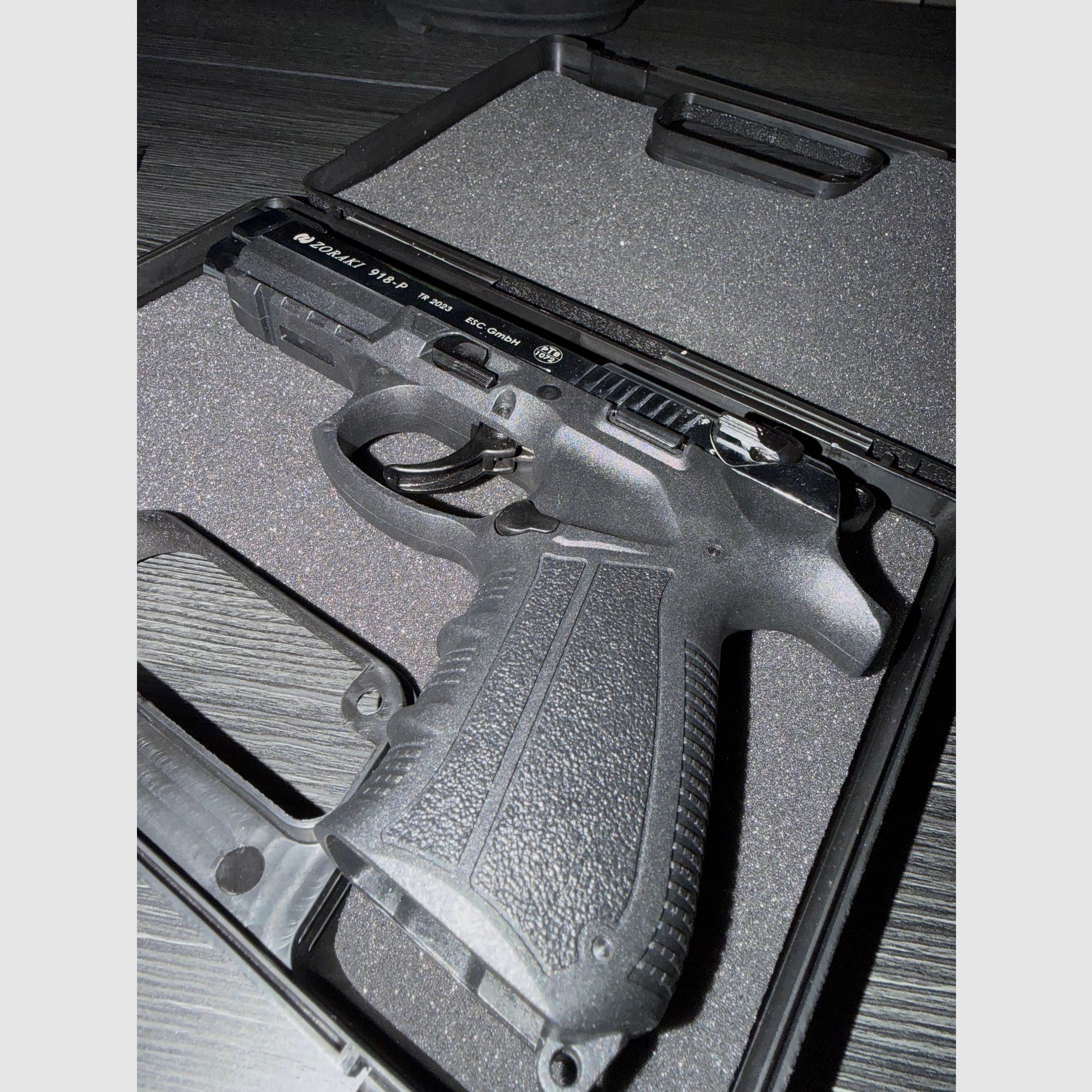 918-P Schreckschusspistool Chroom 9mm incl. accessoires